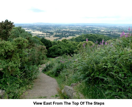 The view from the top of the steps.