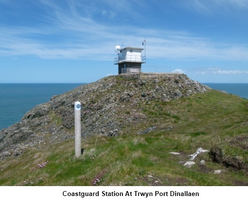 Coastguard station at Trwn, Port Dinllaen