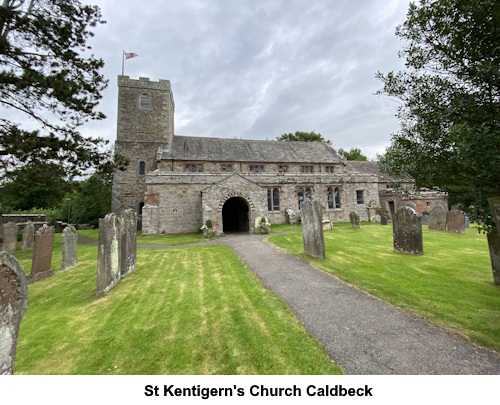 St. Kentigern's church at Caldbeck.