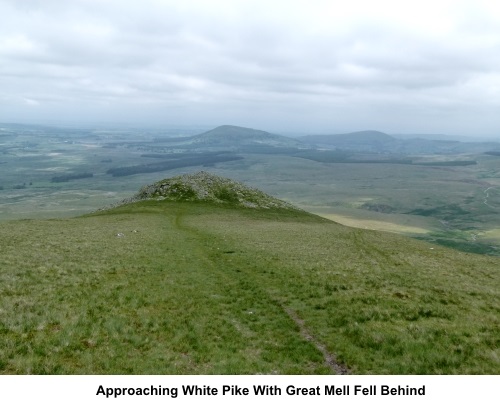 Approaching White Pike with Great Mell Fell behind