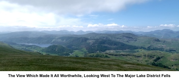 Panorama of the main Lake District fells