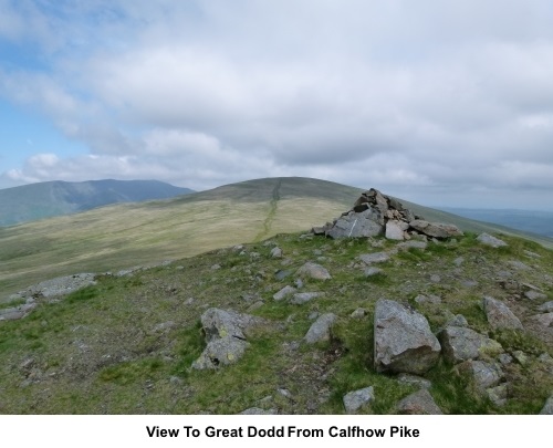 View to Great Dodd from Calfhow Pike