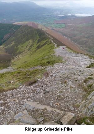 Ridge up Grisedale Pike