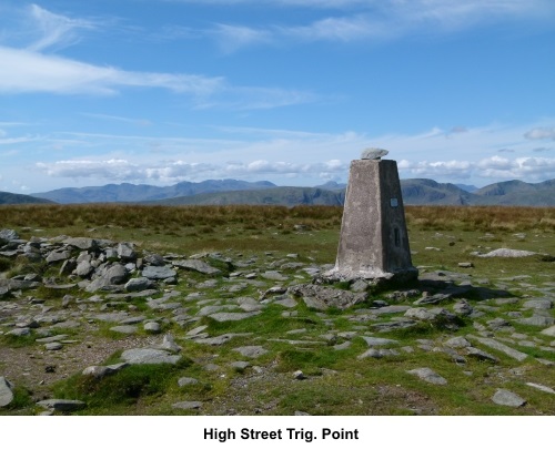 High Street trig. point