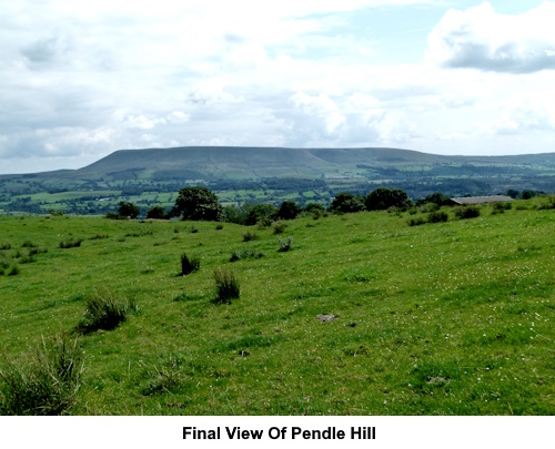 A final view of Pendle Hill.