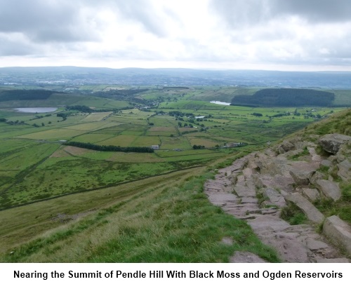 Near summit of Pendle hill