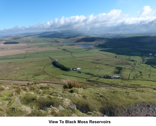 View to Black Moss reservoirs