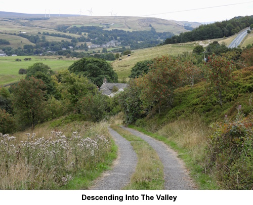 Descending into the valley.