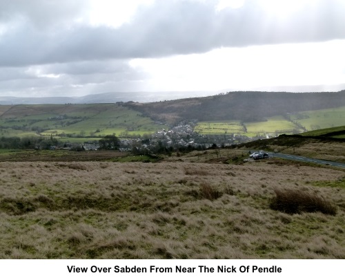 View over Sabden