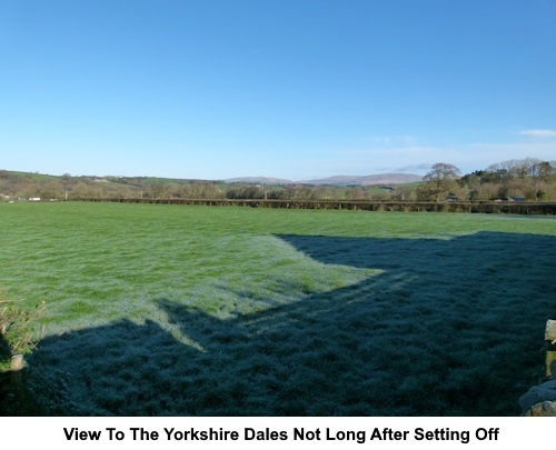 A view to the Yorkshire Dales not long after the start.