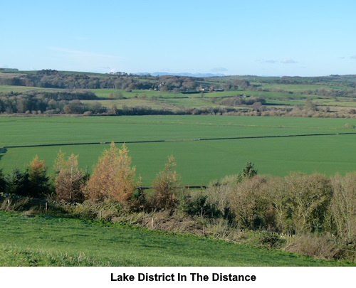 View with the Lake District in the distance.