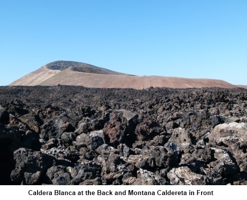 Caldera Blanca and Montana Caldereta