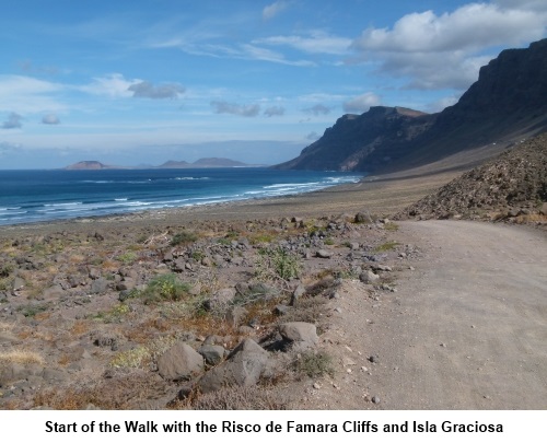 Risco de Famara Cliffs and Isla Graciosa