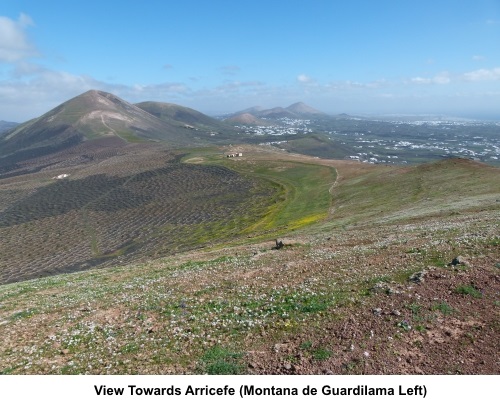 View towards Arricefe