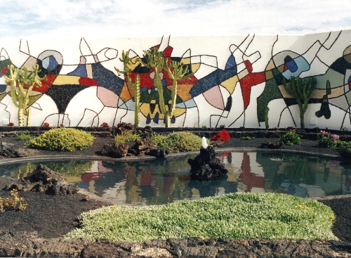 Mural at Fundacin Csar Manrique