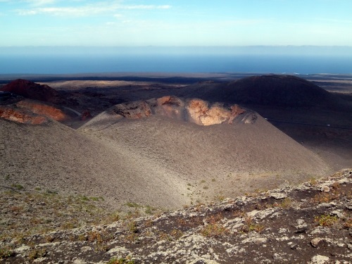 Volcanic landscape at Timanfya