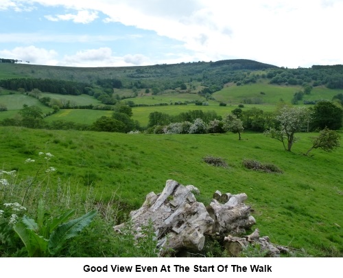 View at the start of the walk