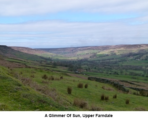 Sun breaking through in Farndale