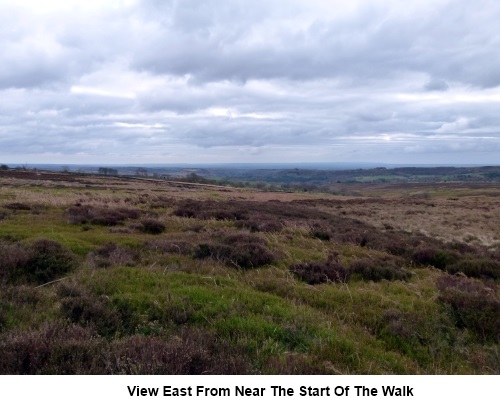 Looking east from near the start of the Farndale and Rudland Rigg walk