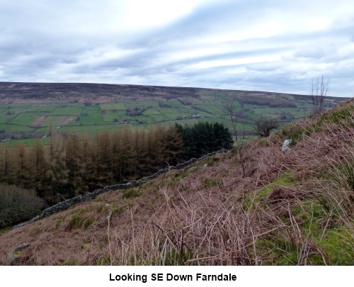 Looking south east down Farndale