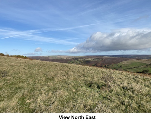 The view north east from Hawnby Hill.