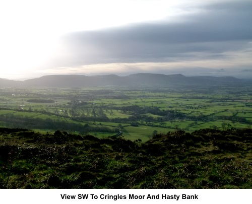 View to Cringle Moor and Hasty Bank