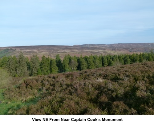 View NE from near Captain Cooks Monument