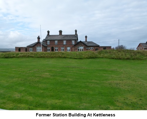 Former station building at Kettleness