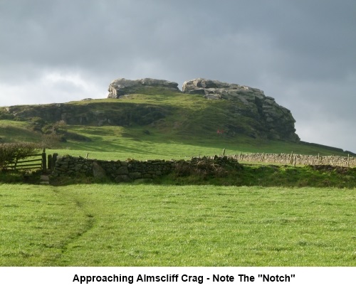 Approaching Almscliff Crag