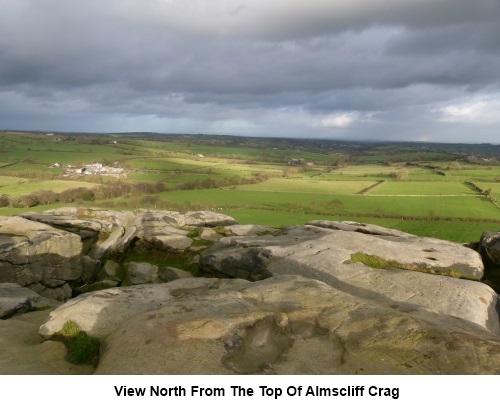 View north from Almscliff Crag