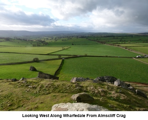 View west from Almscliff Crag