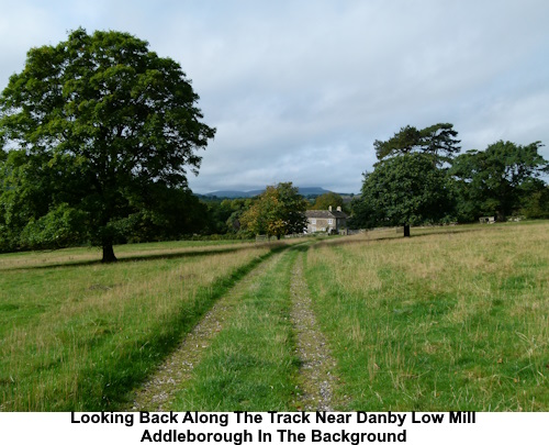 Looking back along the track near Danby Low Mill