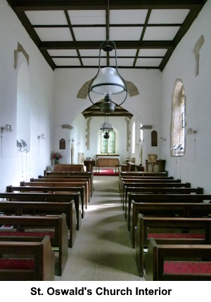 St. Oswald's Church interior.