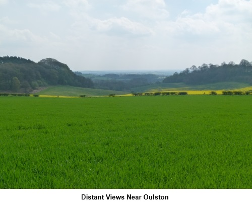 Distant views near Oulston