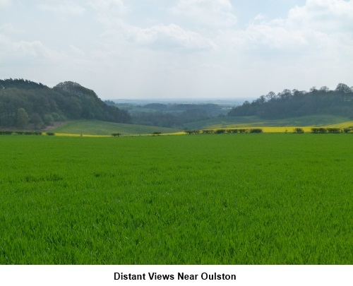 Distant views near Oulston