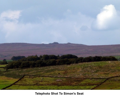 Telephoto shot of Simon's Seat