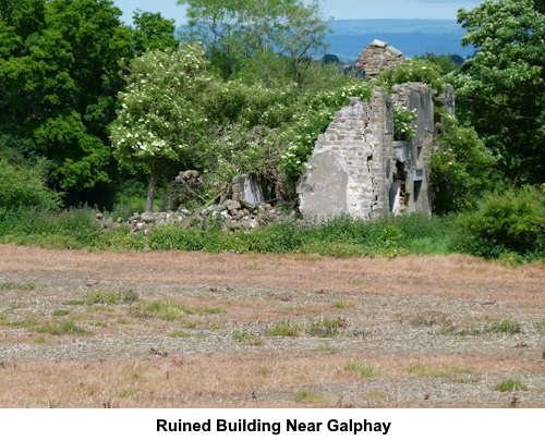 Ruined building near Galphay.