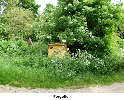 A forgotten tractor.
