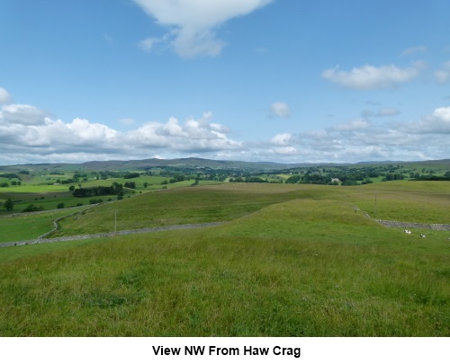 View NW from Haw Crag