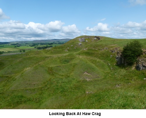 Looking back at Haw Crag