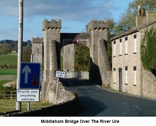 Middleham Bridge over the River Ure