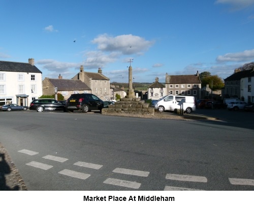 Market place at Middleham