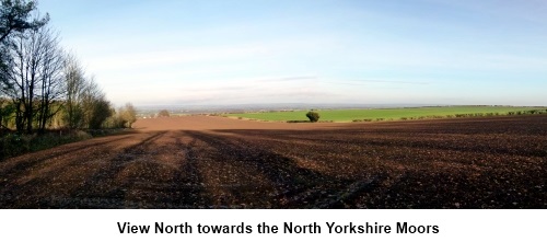 North view from Howardian Hills