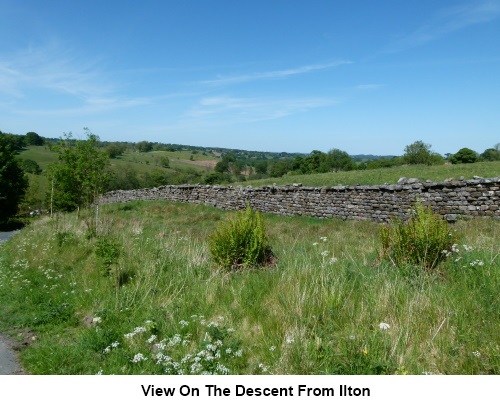 View on the descent from Ilton