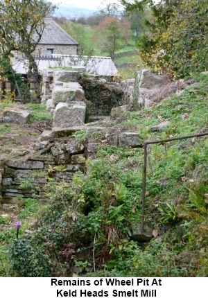 Remains of wheel pit at Keld heads