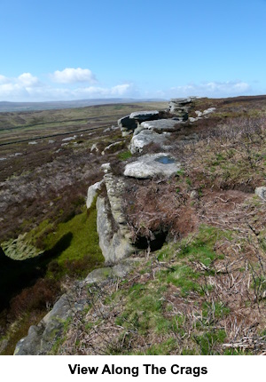 A view along the crags.