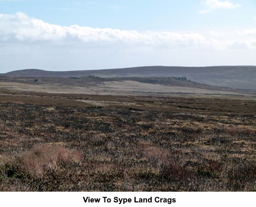 View to Sype Land Crags.
