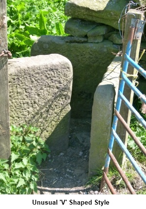 V shaped stile