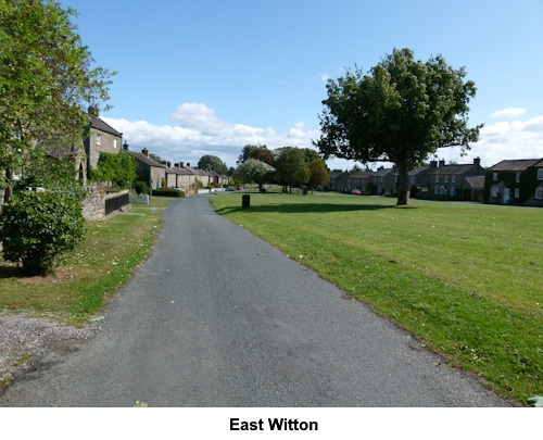 East Witton and its village green.