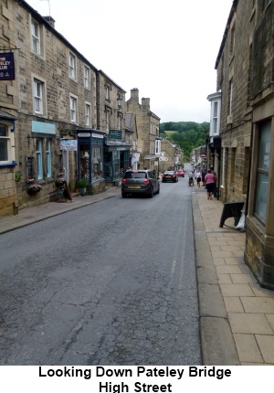 Looking down Pateley Bridge High Street